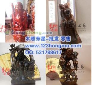 红木寿星摆件 工艺传承中的吉祥之礼