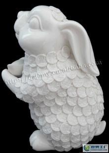 011吉祥万福兔 生肖摆件 高档陶瓷工艺品 大_礼品.工艺品.饰品_世界工厂网中国产品信息库